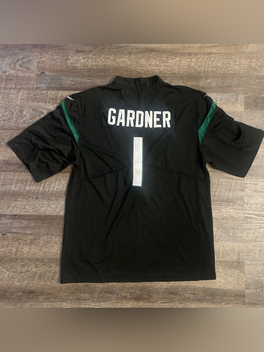 New York Jets Ahmad Sauce Gardner Jersey Nike Men’s 3XL Black Green NFL Stitched